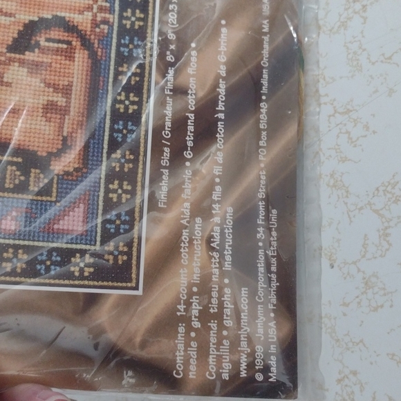 Janlynn counted Cross stitch Abyssinian Cat. #120-14 vintage, Tabby - Picture 8 of 8